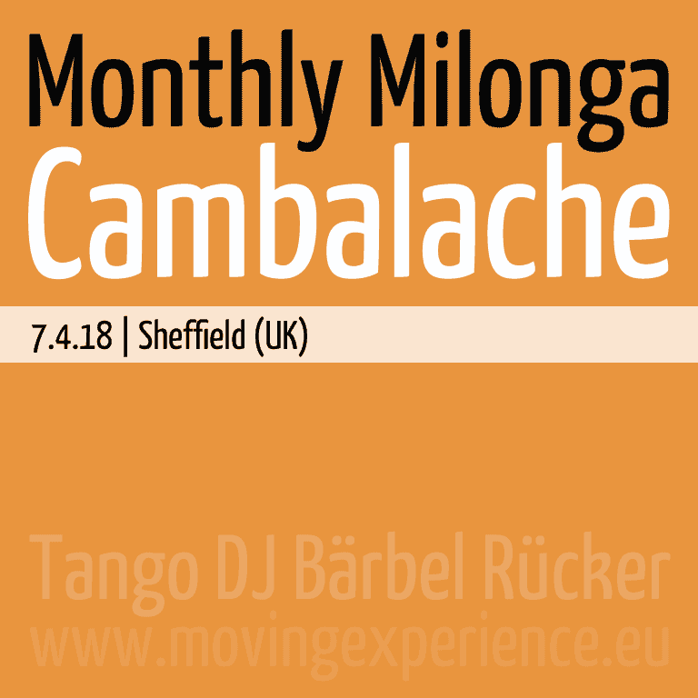 Bärbel & Felipe at Cambalache, Milonga with DJ Bärbel
