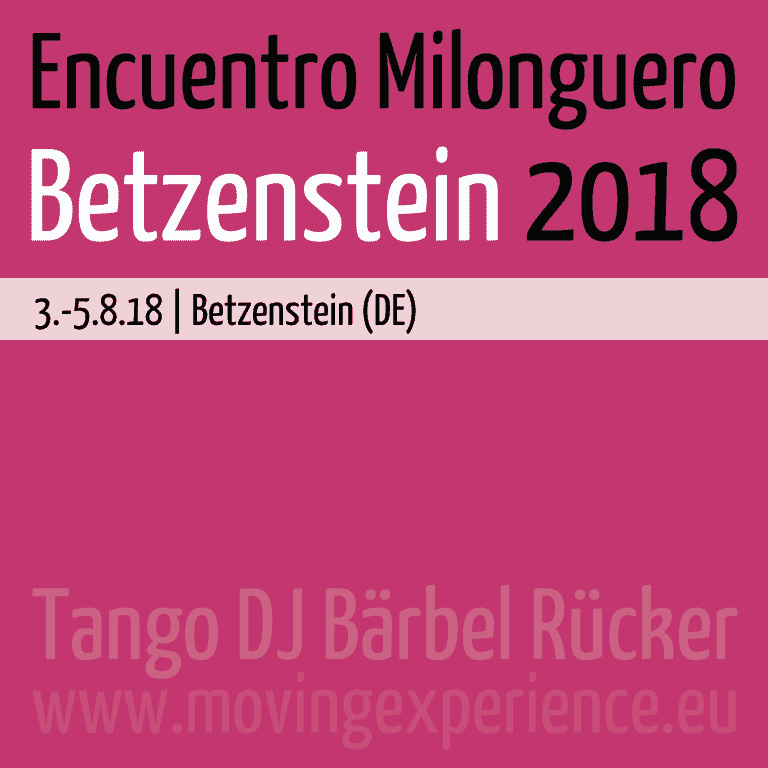 Encuentro Milonguero Betzenstein 2018